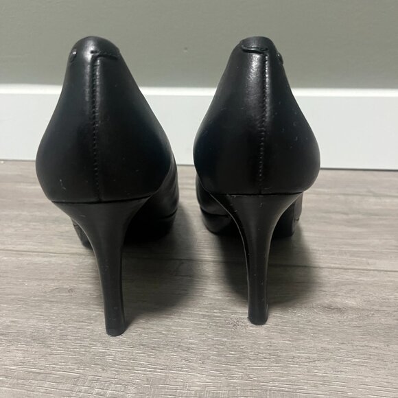 Rockport AdiPrene by Adidas Black Leather Pump Dress Heels Women’s Sz 7.5US/38EU - Picture 4 of 9